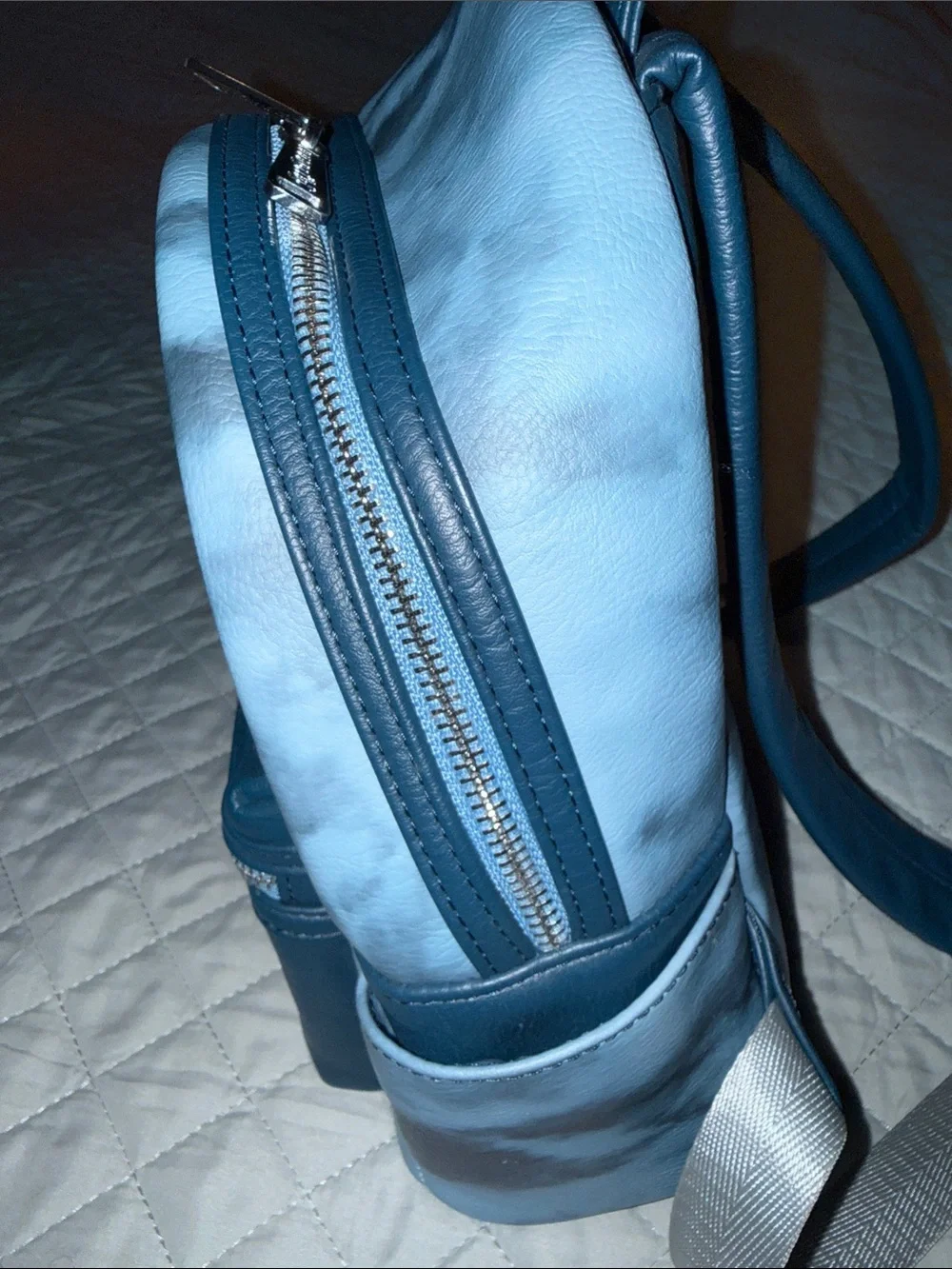 Loungefly Light Blue & Navy RunDisney Mini Backpack